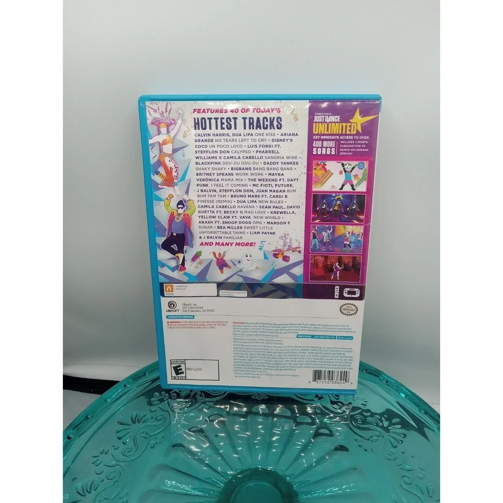 Just Dance Standard Edition Nintendo Wii 2019 No Manual